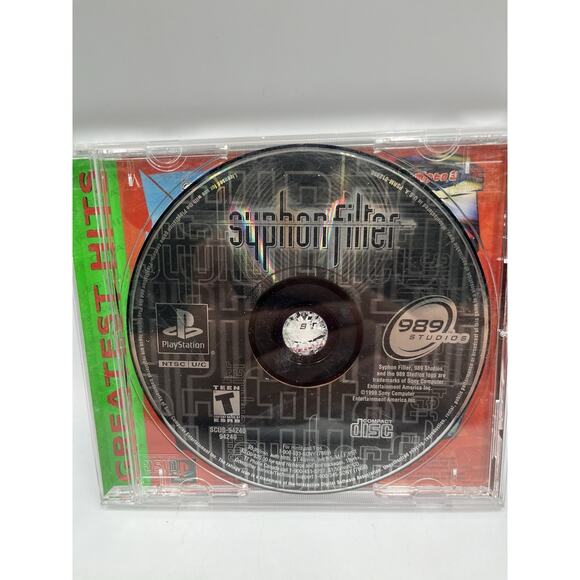 Syphon Filter (Sony PlayStation 1, 1999) With Case - Picture 4 of 7